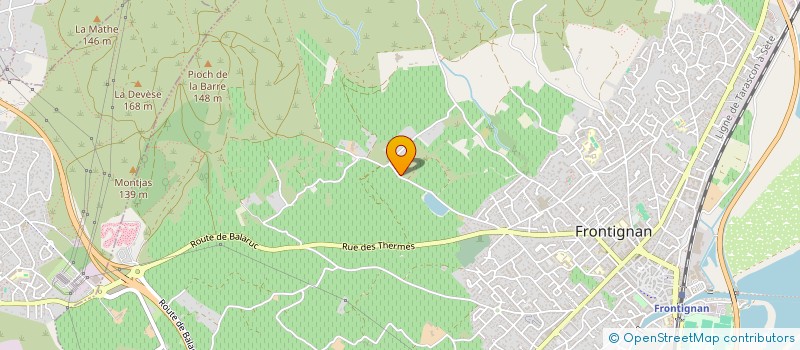 localisation de l'entreprise MONSIEUR GUY DI MARZO à FRONTIGNAN