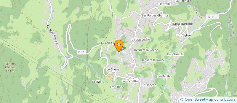 localisation de l'entreprise MONSIEUR GUY DIEBOLT  LABAROCHE