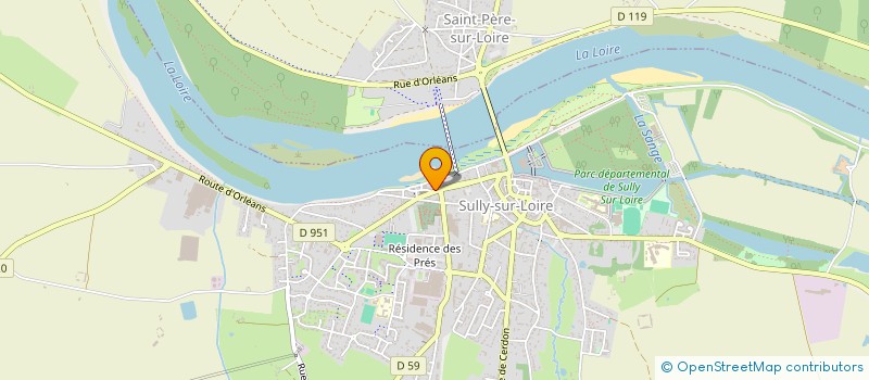 localisation de l'entreprise MONSIEUR GUY DINJON à SULLY-SUR-LOIRE