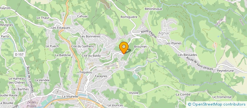 localisation de l'entreprise MONSIEUR GUY DOMERGUE  DECAZEVILLE