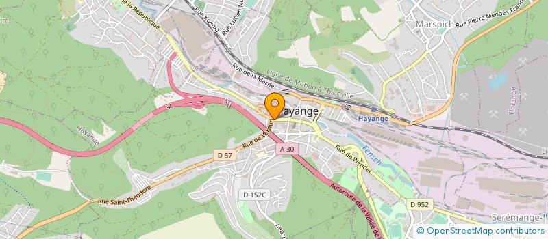 localisation de l'entreprise MONSIEUR GUY DOUCHET à HAYANGE
