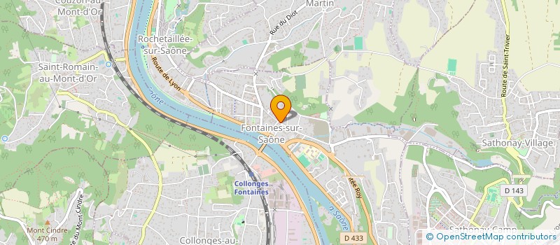 localisation de l'entreprise MONSIEUR GUY DREVET à FONTAINES-SUR-SAONE