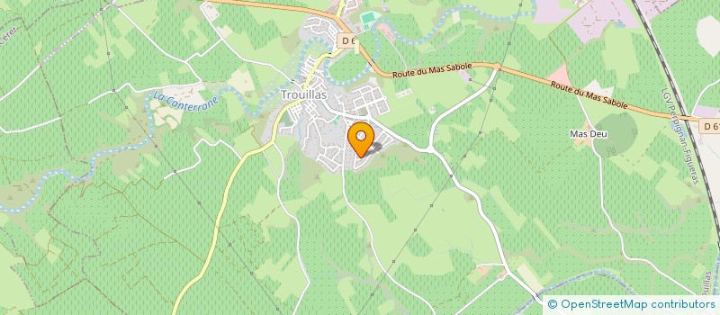 localisation de l'entreprise MONSIEUR GUY DREYDEMY  TROUILLAS