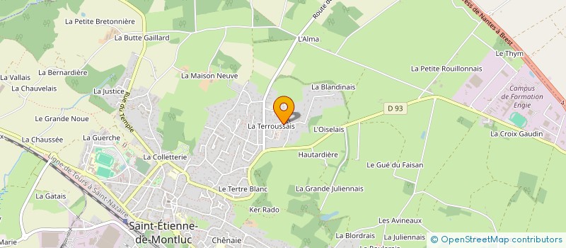 localisation de l'entreprise MONSIEUR GUY DROUIN à SAINT-ETIENNE-DE-MONTLUC