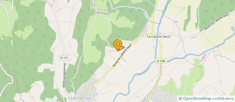 localisation de l'entreprise MONSIEUR GUY DUCLAUX  CHARMES-SUR-L'HERBASSE