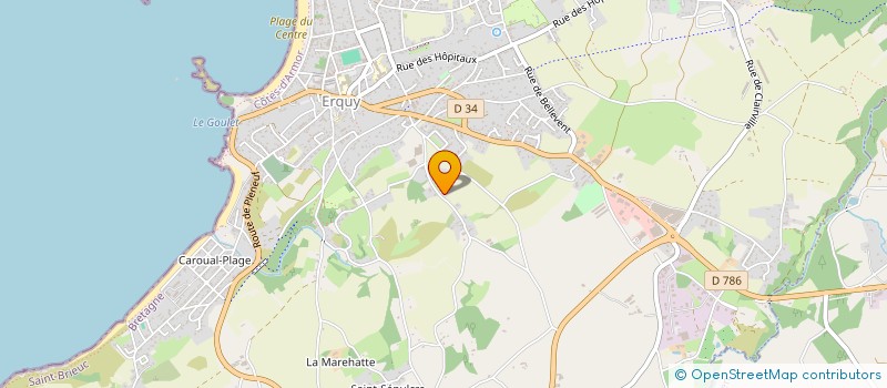 localisation de l'entreprise MONSIEUR GUY DUCLOS à ERQUY
