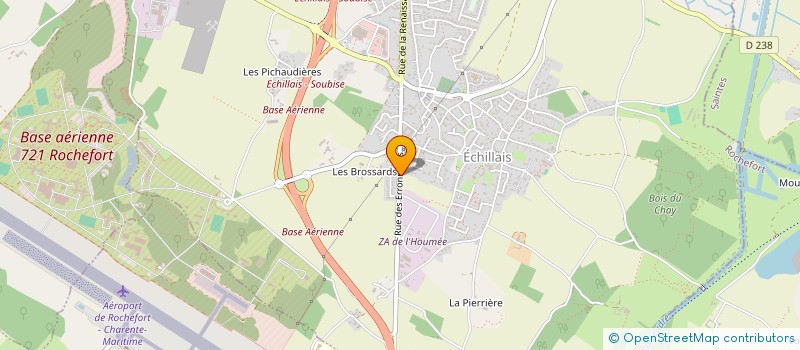 localisation de l'entreprise MONSIEUR GUY DUDOIGNON  ECHILLAIS