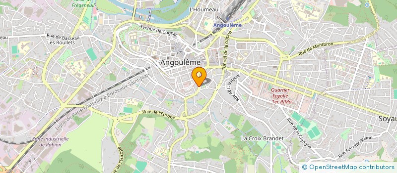 localisation de l'entreprise MONSIEUR GUY DULUC à ANGOULEME