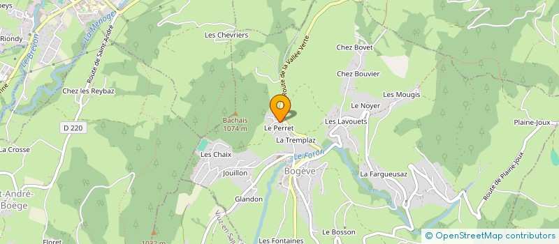 localisation de l'entreprise MONSIEUR GUY DUMAZ  MARCELLAZ