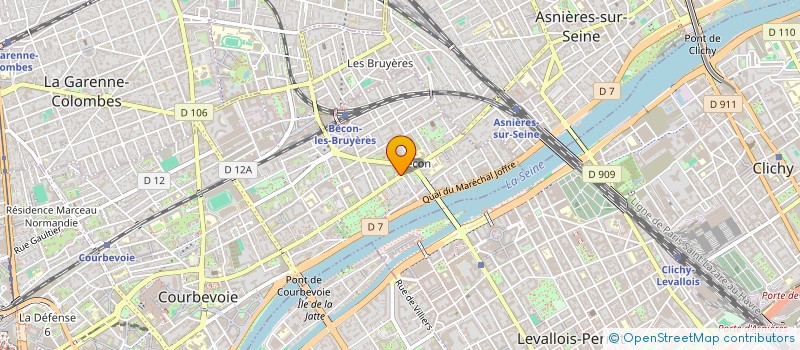 localisation de l'entreprise MONSIEUR GUY DUPIN à COURBEVOIE