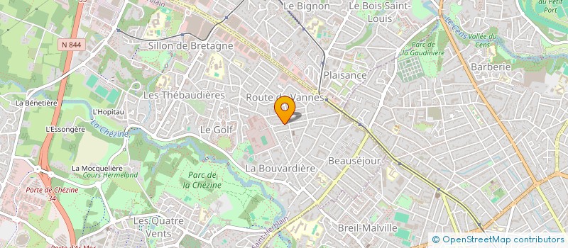 localisation de l'entreprise MONSIEUR GUY DUPONT  SAINT-HERBLAIN