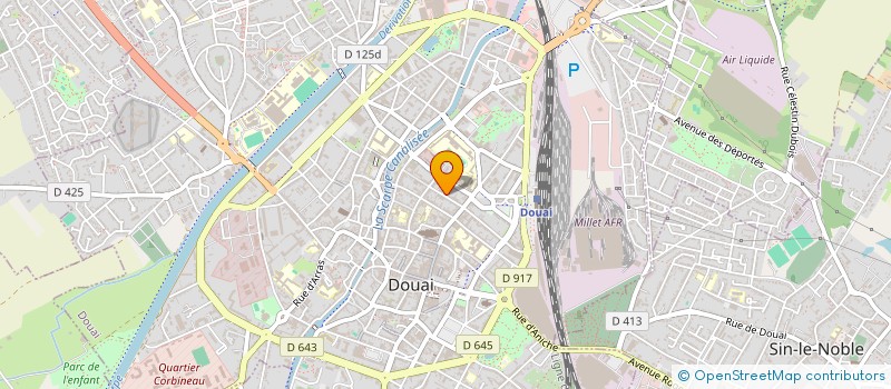 localisation de l'entreprise MONSIEUR GUY DUPONT à DOUAI