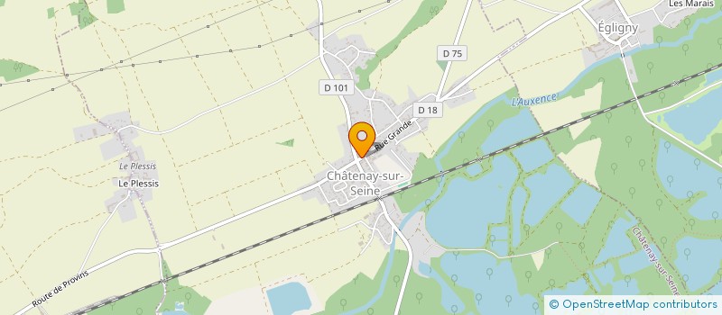 localisation de l'entreprise MONSIEUR GUY DUPONT  CHATENAY-SUR-SEINE