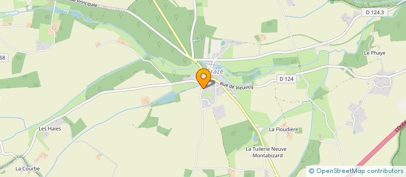localisation de l'entreprise MONSIEUR GUY DUPONT DE DINECHIN à FRAZE