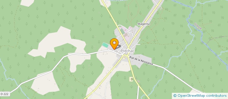 localisation de l'entreprise MONSIEUR GUY DUPOUY  PRECHAC