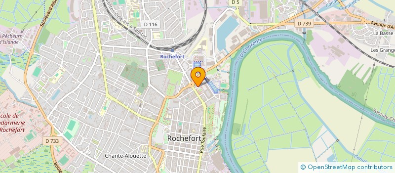 localisation de l'entreprise MONSIEUR GUY DUPREZ  ROCHEFORT