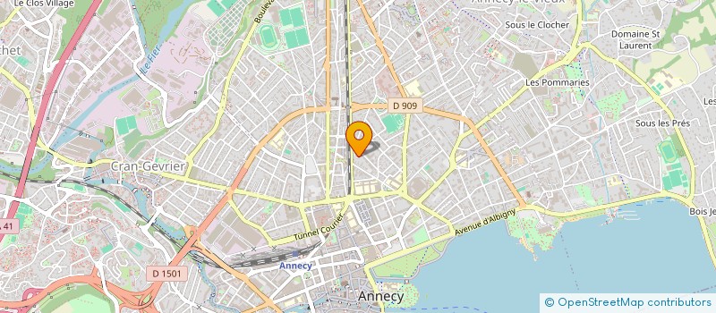 localisation de l'entreprise MONSIEUR GUY DUSSARDIER à ANNECY