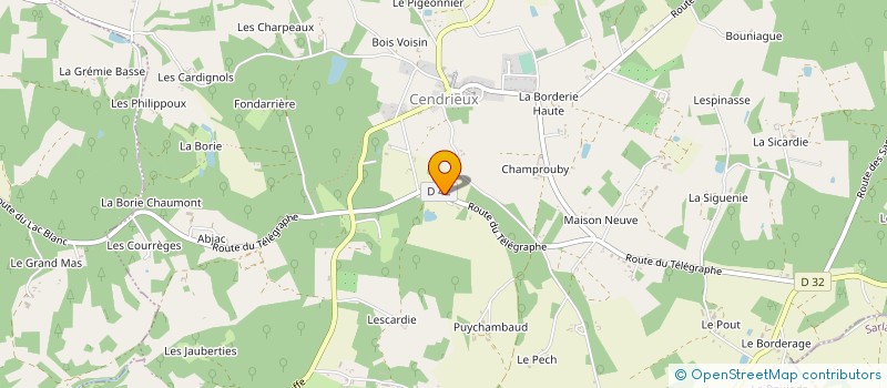 localisation de l'entreprise MONSIEUR GUY DUTARD  LACROPTE