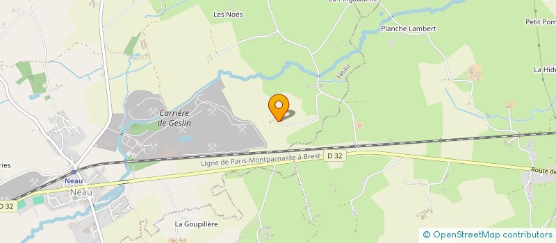 localisation de l'entreprise MONSIEUR GUY DUTERTRE  NEAU