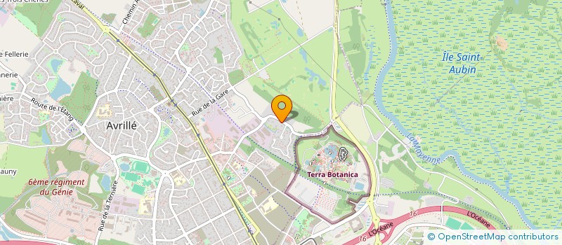 localisation de l'entreprise MONSIEUR GUY DUVEAU  AVRILLE