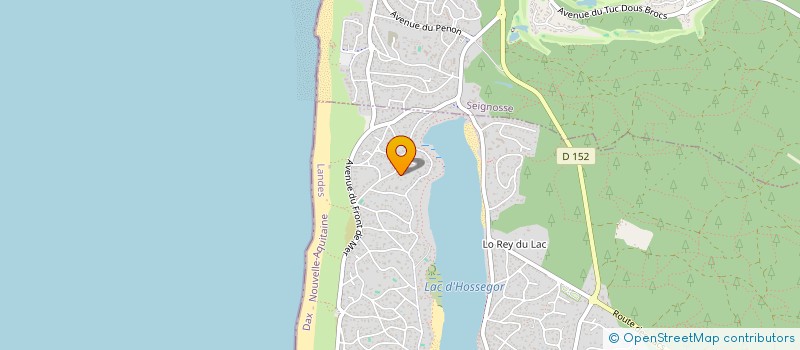 localisation de l'entreprise MONSIEUR GUY DUVIGNAU  SOORTS-HOSSEGOR