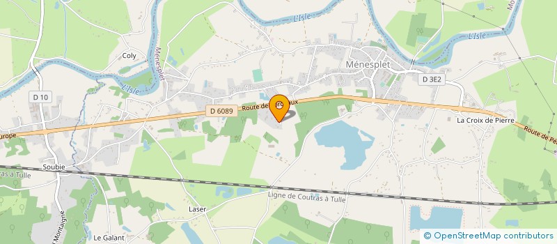 localisation de l'entreprise MONSIEUR GUY DUVILLARD  MENESPLET