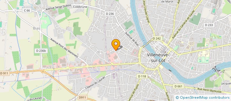 localisation de l'entreprise MONSIEUR GUY ENJALBERT à SAINTE-COLOMBE-DE-VILLENEUVE