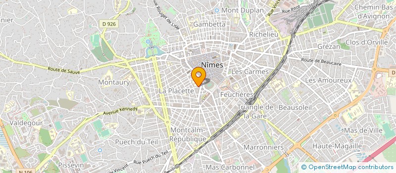 localisation de l'entreprise MONSIEUR GUY ESTEVENON à NIMES