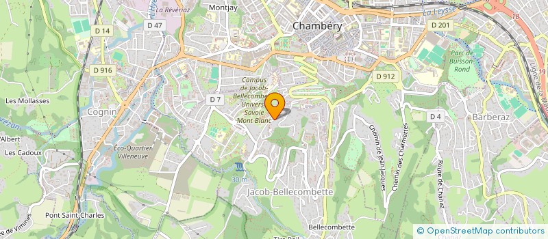 localisation de l'entreprise MONSIEUR GUY ETIEVENT  CHAMBERY