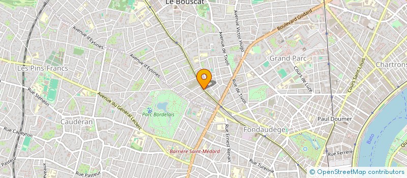 localisation de l'entreprise MONSIEUR GUY FAGEGALTIER à LE BOUSCAT