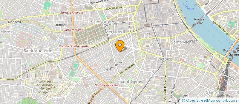 localisation de l'entreprise MONSIEUR GUY FARGES  BORDEAUX