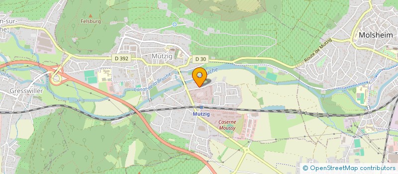 localisation de l'entreprise MONSIEUR GUY FASSNACHT  MUTZIG