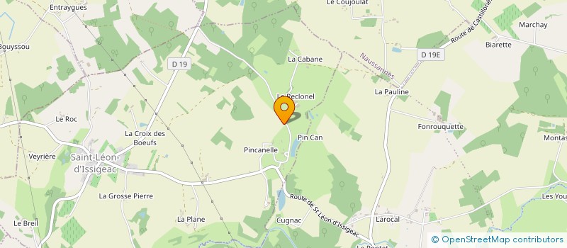 localisation de l'entreprise MONSIEUR GUY FAUGERE  SAINT-LEON-D'ISSIGEAC