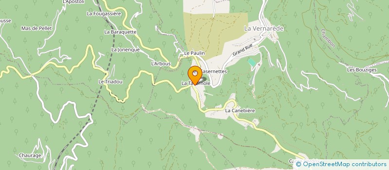 localisation de l'entreprise MONSIEUR GUY FAURE  LA VERNAREDE