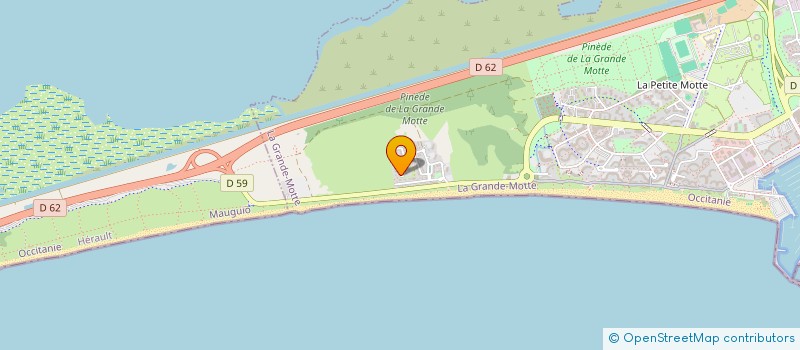 localisation de l'entreprise MONSIEUR GUY FAURE  LA GRANDE-MOTTE