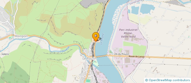 localisation de l'entreprise MONSIEUR GUY FAURE  LE POUZIN