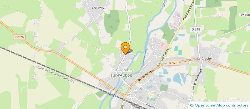 localisation de l'entreprise MONSIEUR GUY FAVIER  LA GUERCHE-SUR-L'AUBOIS