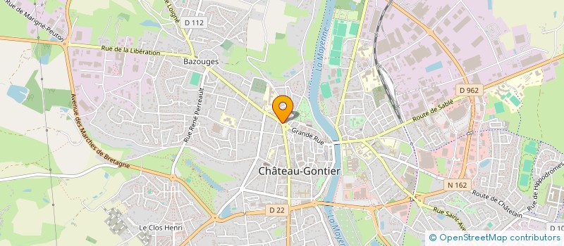 localisation de l'entreprise MONSIEUR GUY FAYAT à CHATEAU-GONTIER-SUR-MAYENNE