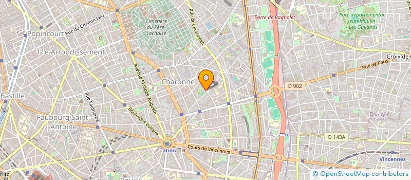 localisation de l'entreprise MONSIEUR GUY FELDMAN  PARIS