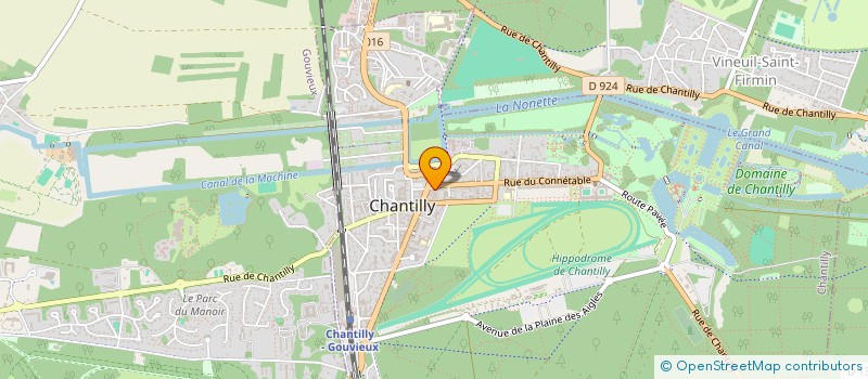 localisation de l'entreprise MONSIEUR GUY FELISIAK à CHANTILLY