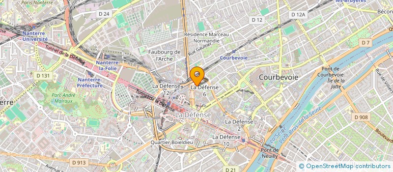 localisation de l'entreprise MONSIEUR GUY FILLIASTRE  COURBEVOIE