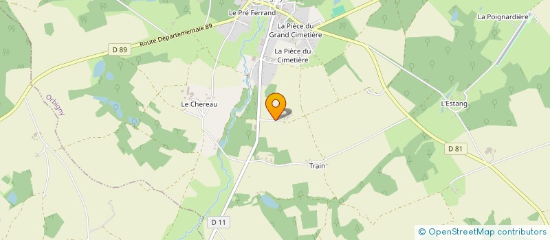 localisation de l'entreprise MONSIEUR GUY FLET à ORBIGNY