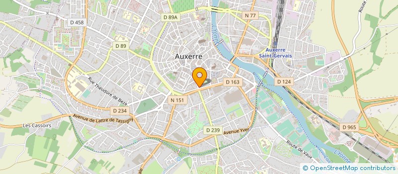 localisation de l'entreprise MONSIEUR GUY FLEURANCE à AUXERRE