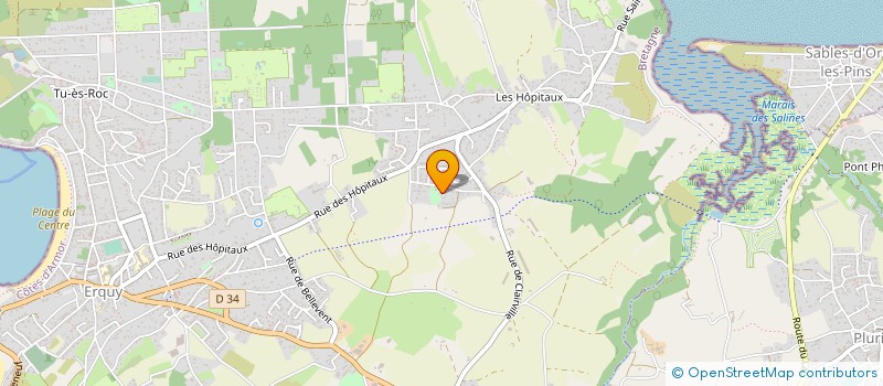 localisation de l'entreprise MONSIEUR GUY FLEURY  ERQUY