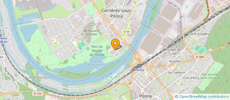 localisation de l'entreprise MONSIEUR GUY FLEURY IRAKOZE  PONTOISE