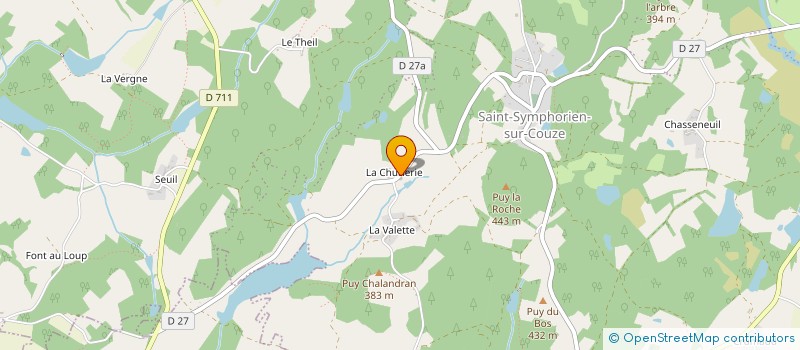 localisation de l'entreprise MONSIEUR GUY FONTANILLE à SAINT-PARDOUX-LE-LAC