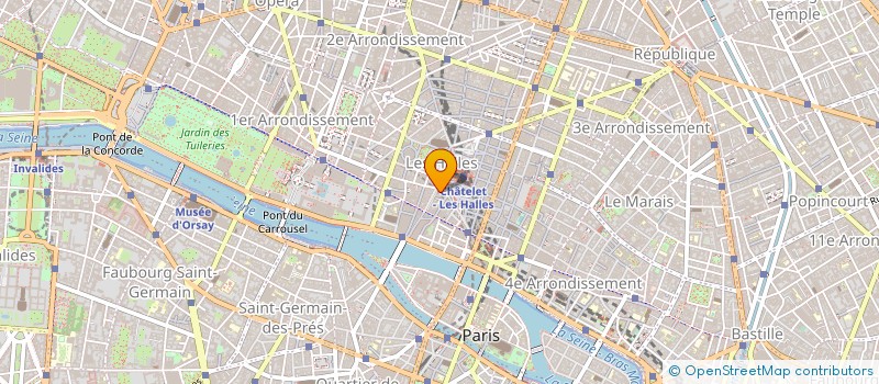 localisation de l'entreprise MONSIEUR GUY FOREST à PARIS