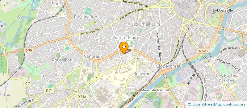 localisation de l'entreprise MONSIEUR GUY FORGENEUVE à LIMOGES