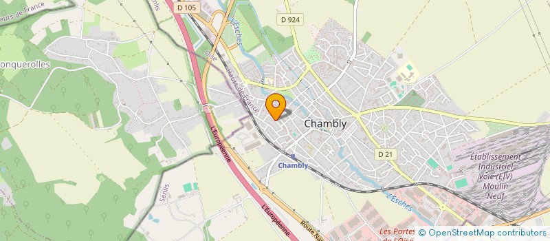 localisation de l'entreprise MONSIEUR GUY FOSSIEZ à CHAMBLY