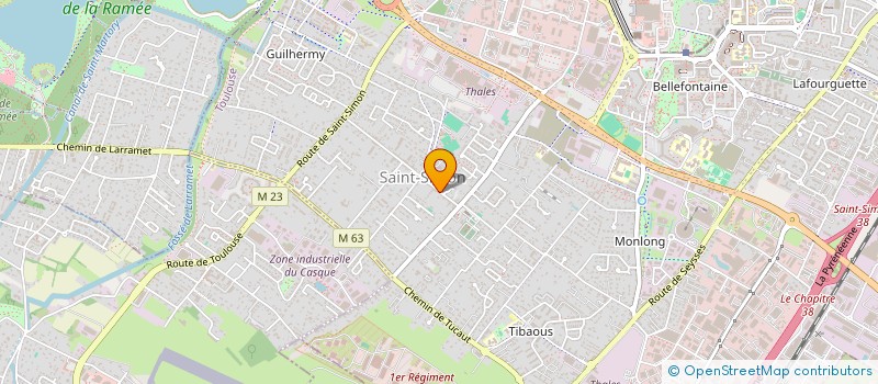 localisation de l'entreprise MONSIEUR GUY FOTSING DZODJOU à TOULOUSE